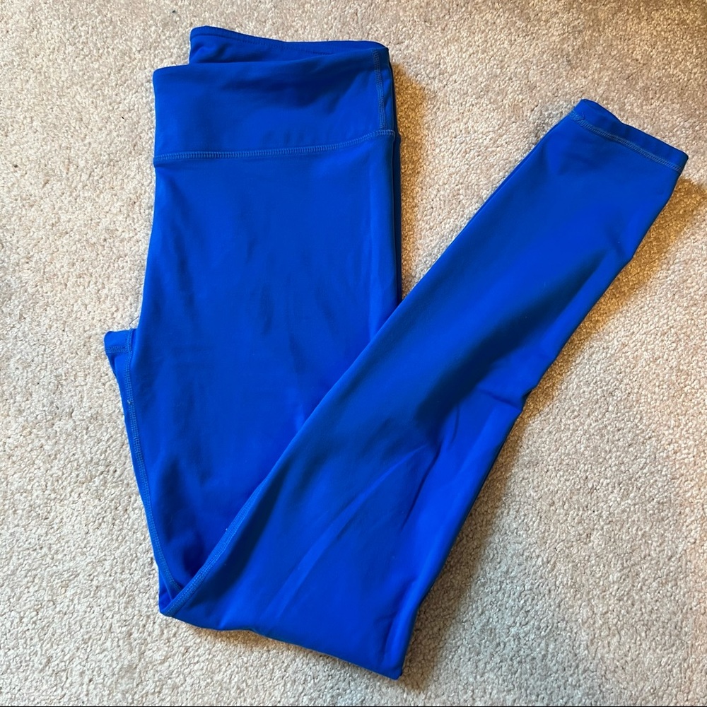 Blue fabletics leggings medium tall